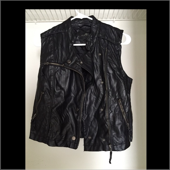 Leather vest