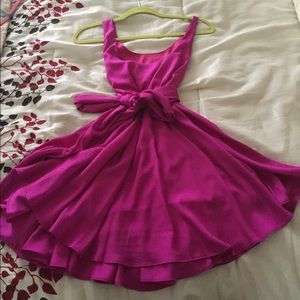 Magenta summer dress, medium