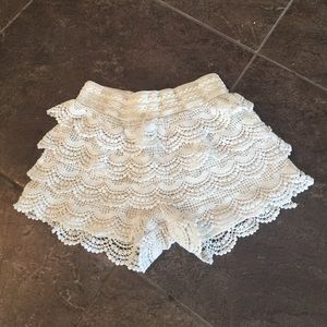 Lace crochet shorts bundle!