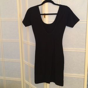 Black cotton dress