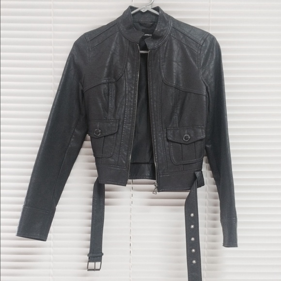 Nwot Express Faux leather jacket