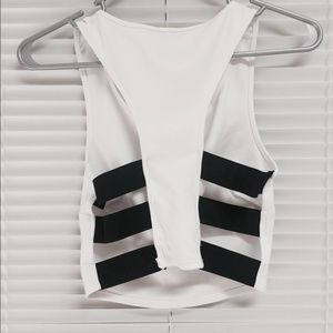 Forever 21 white crop top