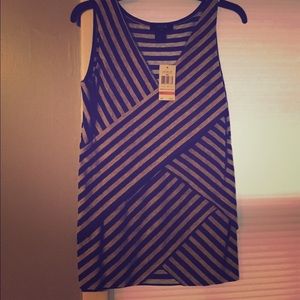 Purple and gray tank