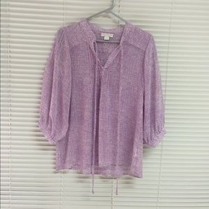 Cotton on chiffon blouse