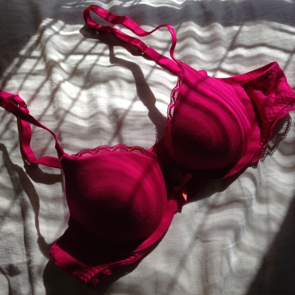 Aerie Harper Cotton push-up bra Ruby Stone 32AA
