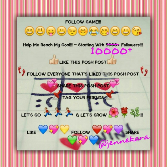 🌺🌸Follow Game!!!! Need To Reach 10k Followers!!!