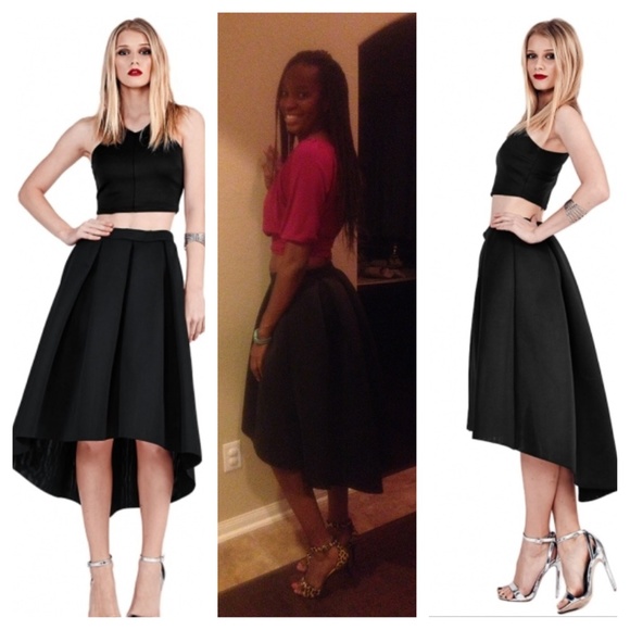 Scuba style skirt