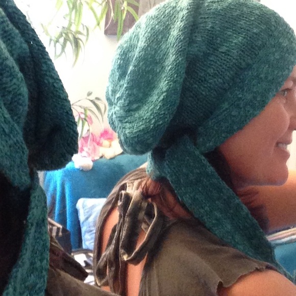 Tarnish Beanie in teal color