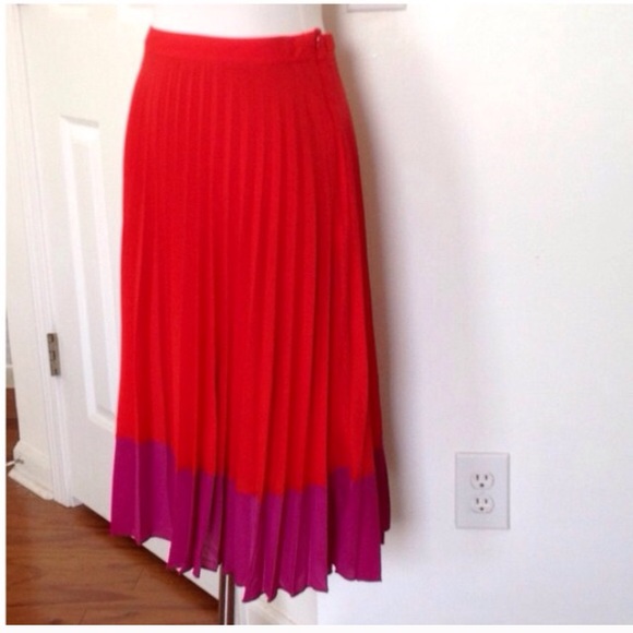 Re-posh color block skirt
