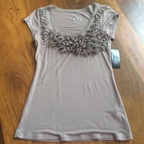 Mocha brown tee