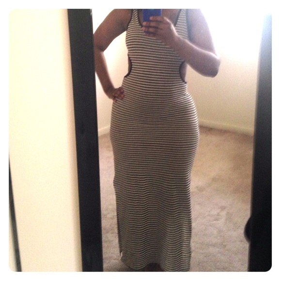 Cut out maxi dress