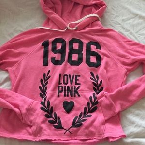 Victoria's Secret cutoff style hoodie