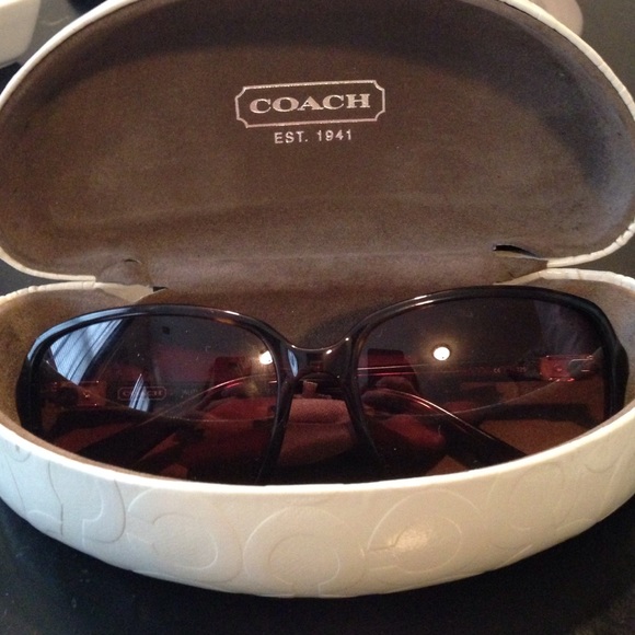 Coach Accessories - Authentic COACH sunglasses & clutch BUNDLE!