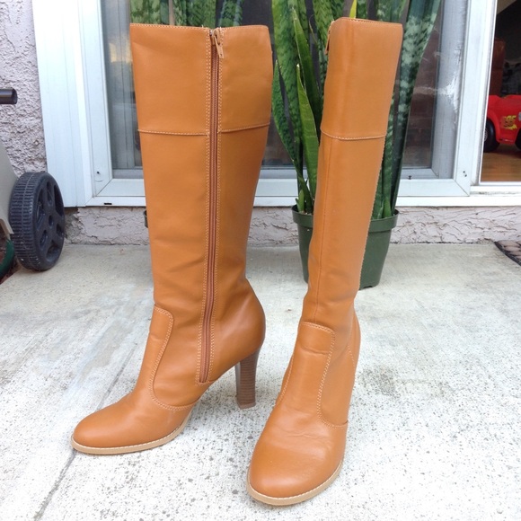 Charlotte Russe Tall Boots in Camel