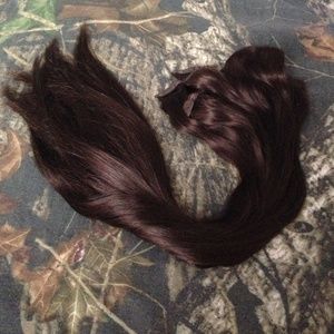 SOLD: 100% REMY hair extensions.