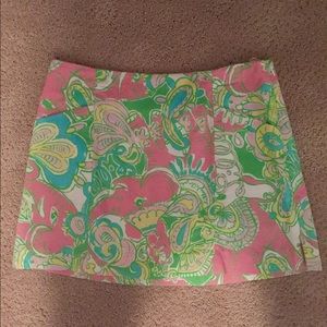 NWOT Lilly Pulitzer Chin Chin Skort size 00
