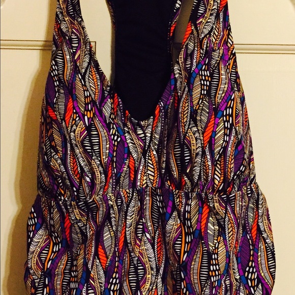 Racer back swim suit top