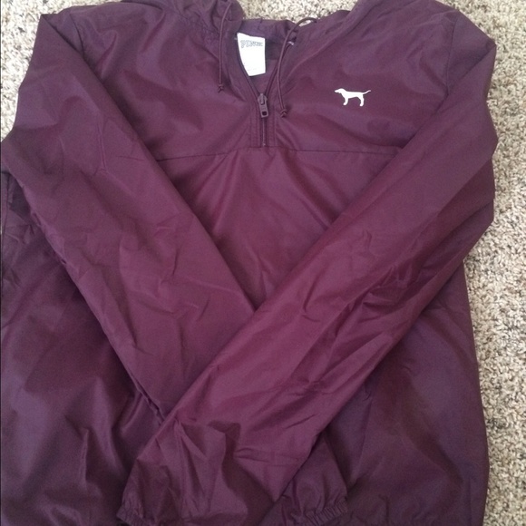 NWOT VS PINK Maroon Anorak