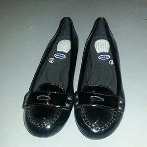 Black Patent leather flats