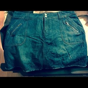 Denim skort. NWOT