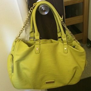 Lime green purse