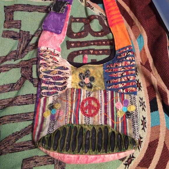Boho Hippie cross body bag