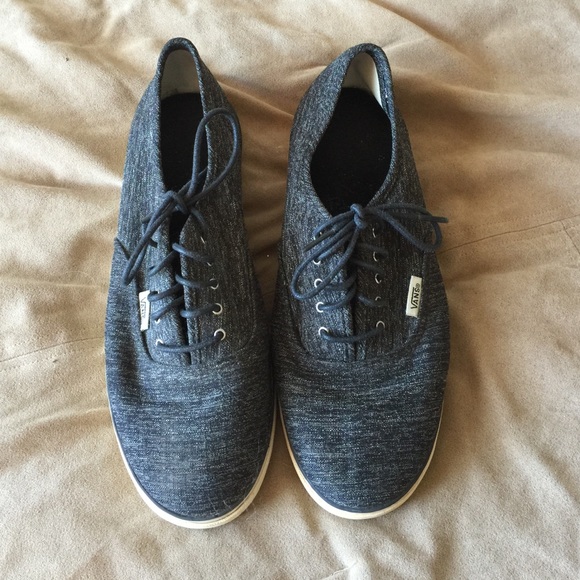 Vans Shoes - Black and white textured vans