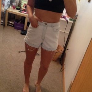 High waisted shorts