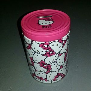 Hello kitty bank tin