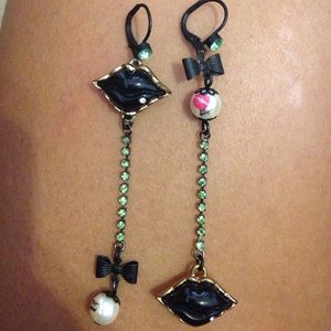 Betsy Johnson earrings !