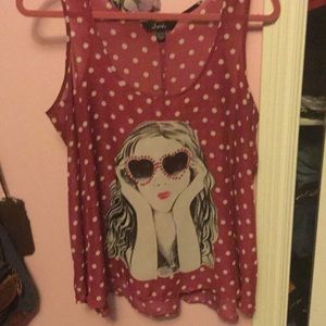 Float girl tank top