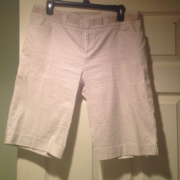 INC Striped Shorts