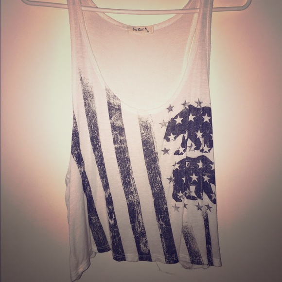 American flag tank