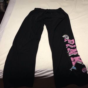 Victoria secret black sweat pants