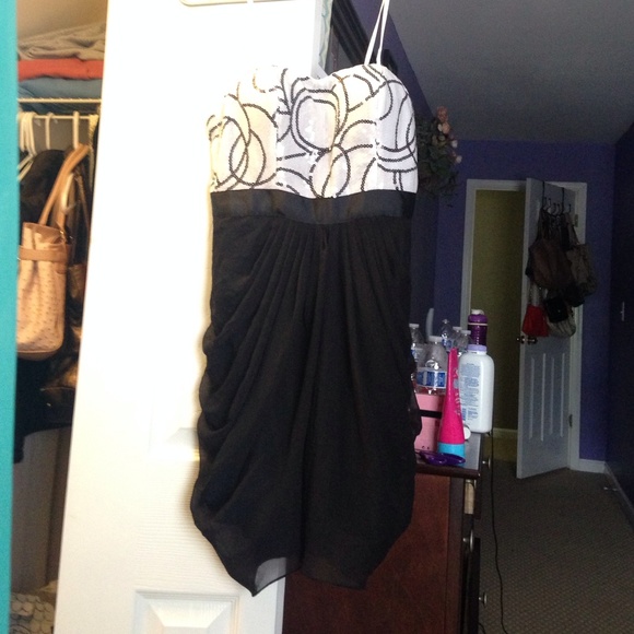 Black & white special occasion dress!