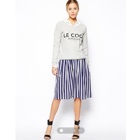 ASOS Dresses & Skirts - asos • stripe skirt