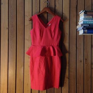 Red Peplum H&M Dress