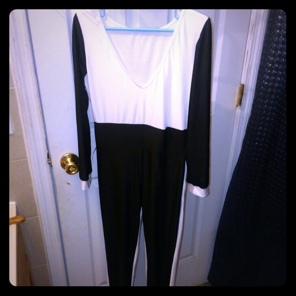 Black and White Jumpsuit