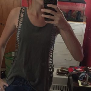 Urban Outfitters Distressed Muscle Tank