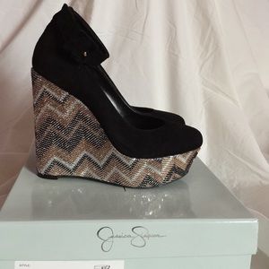 Jesses Simpson Carly wedges