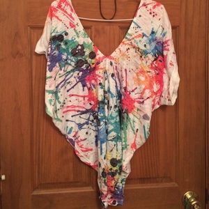 Paint splatter shirt