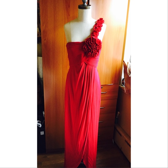 Red BCBGMaxAzria Prom Gown