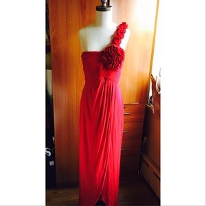Red BCBGMaxAzria Prom Gown
