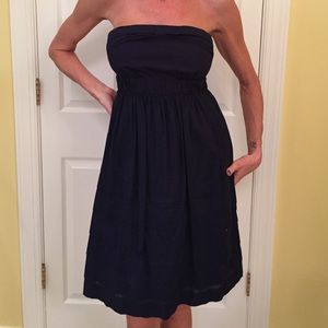 Navy sun dress