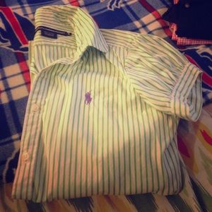 Ralph's Lauren slim fit short sleeve button down