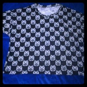 Aeropostale owl crop top