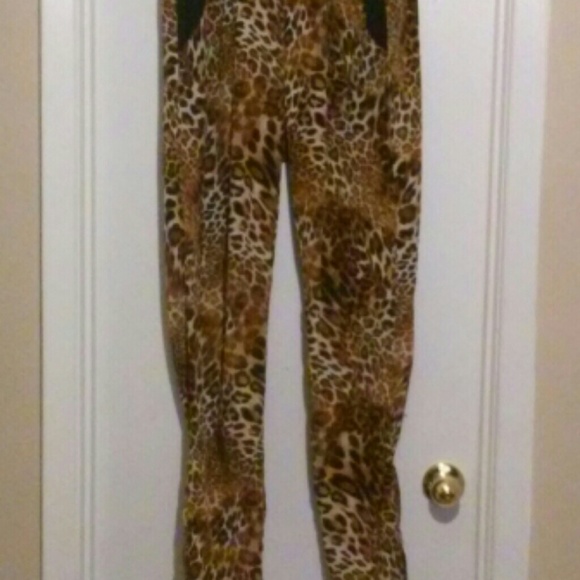 Leopard Animal Print Pants - Picture 2 of 4