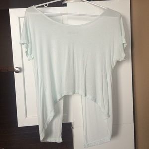 Light light blue crop top, Brandy, never worn!