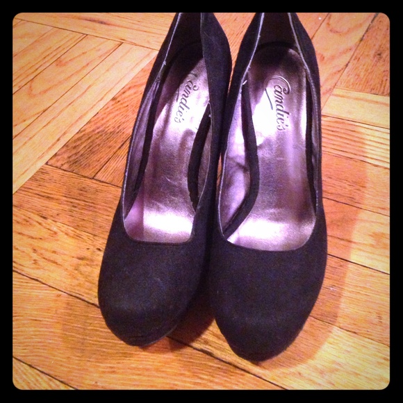 Black Platform Heels by Candie's