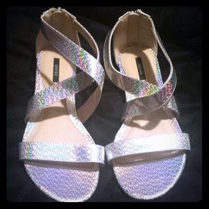 Forever 21 hologram sandals